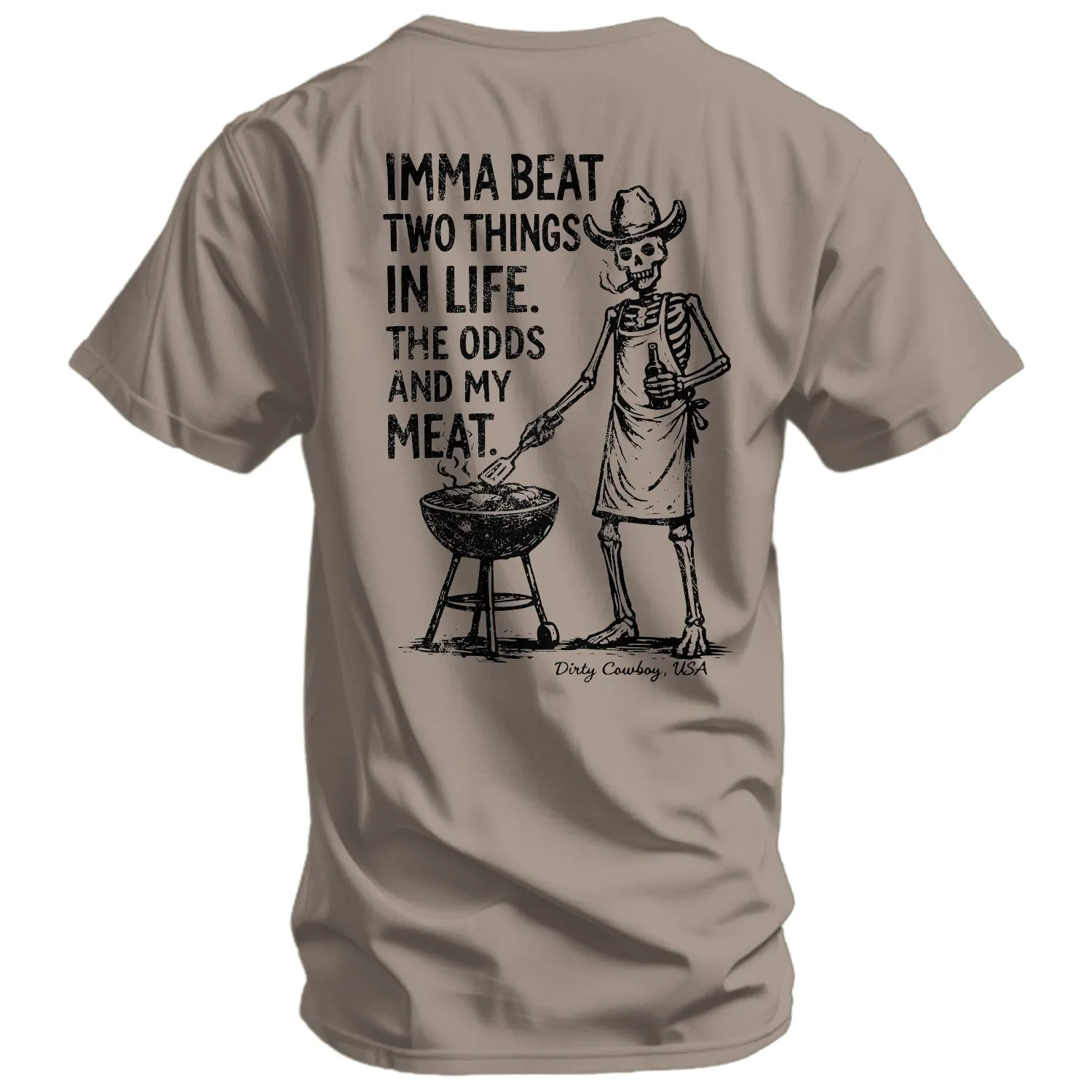 Imma Beat Two Things In Life Men's T-Shirt sold by Combat Iron Apparel product image thumbnail 3