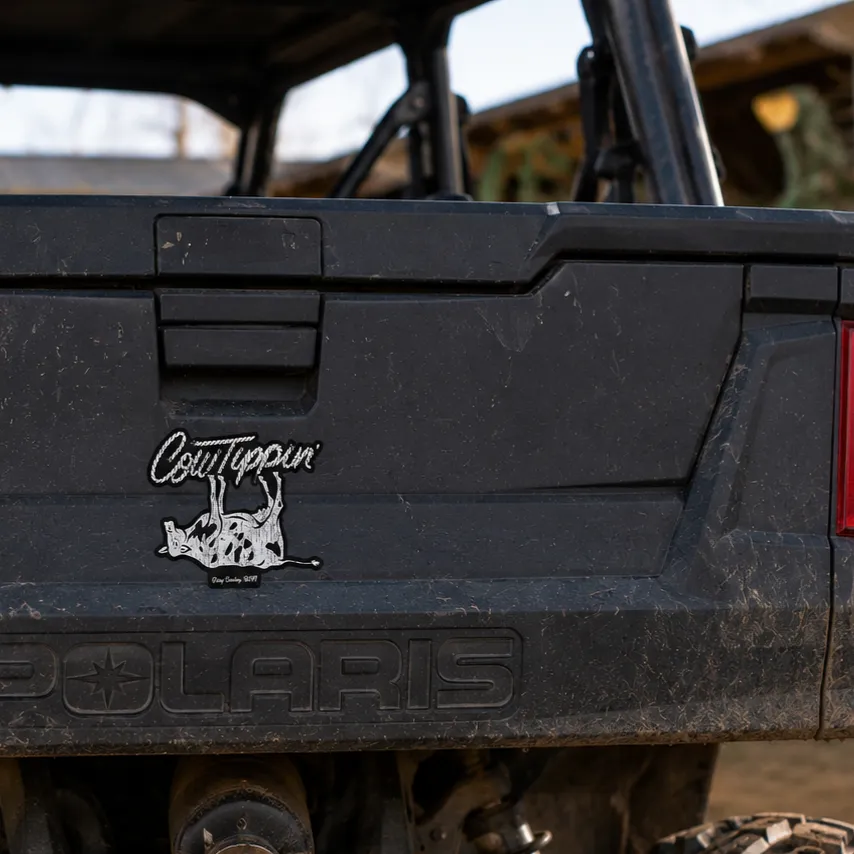 Cow Tippin' Ranch Decal sold by Combat Iron Apparel product image thumbnail 3