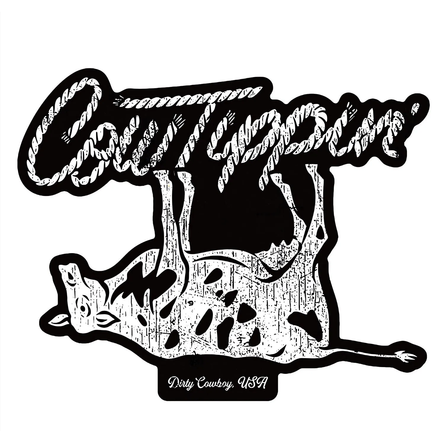 Cow Tippin' Ranch Decal sold by Combat Iron Apparel