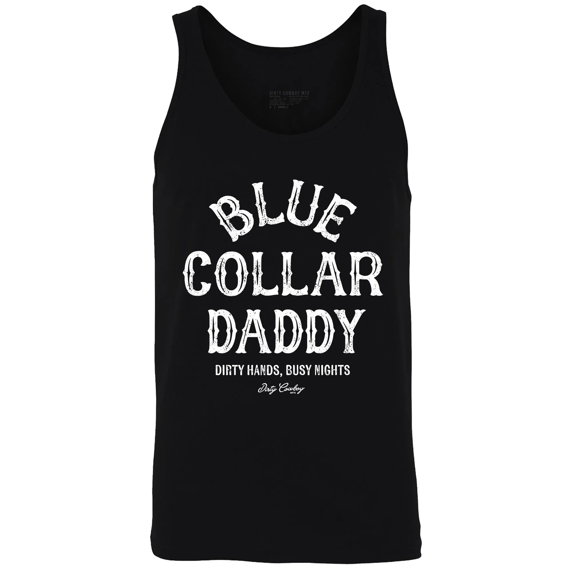 Blue Collar Daddy Men's Tank Top sold by Combat Iron Apparel