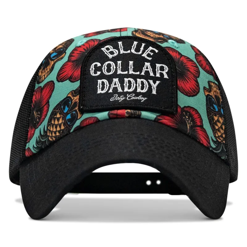 Blue Collar Daddy Patch Tactical Ripstop Mesh Snapback Hat made by Combat Iron Apparel