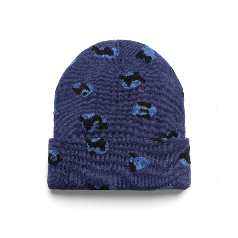 B.B.E. Leopard Print Beanie [Blue Denim] sold by Legends League