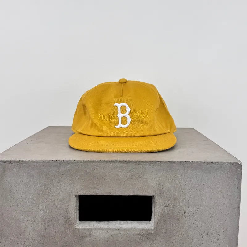 We're Not Alright But We'll Be Fine 5-Panel Snapback Cap - SAMPLE - MUSTARD sold by Legends League