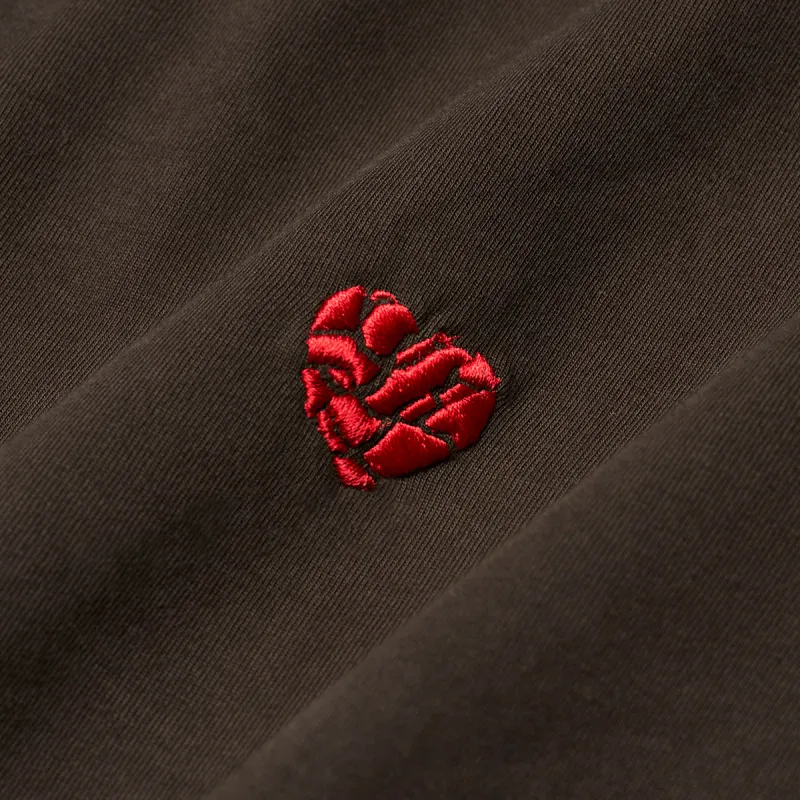 Heartbroken Logo Heavyweight T-Shirt [Brown] made by Legends League