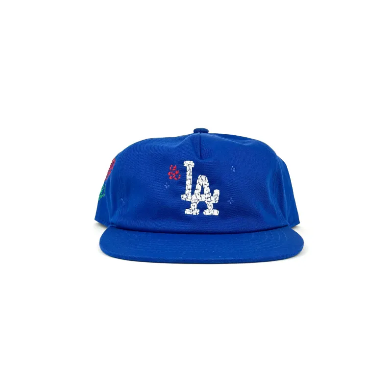 "Handwork" L.A. Logo 5-Panel Cap [Royal Blue] made by Legends League