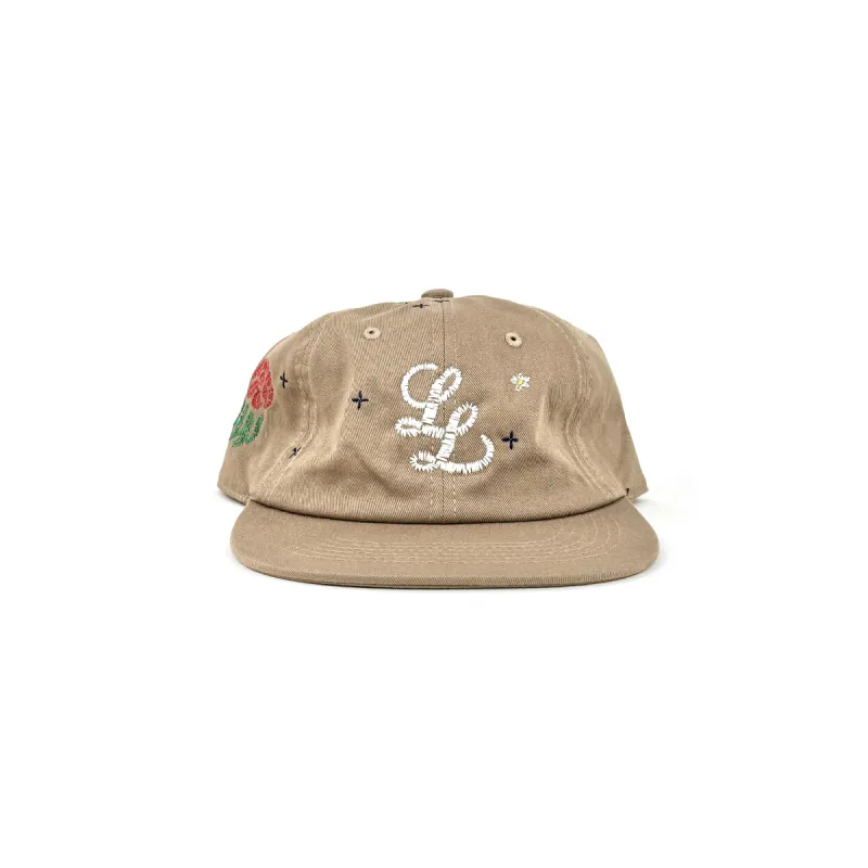 "Handwork" L.L. Logo 6-Panel Cap [Khaki] sold by Legends League