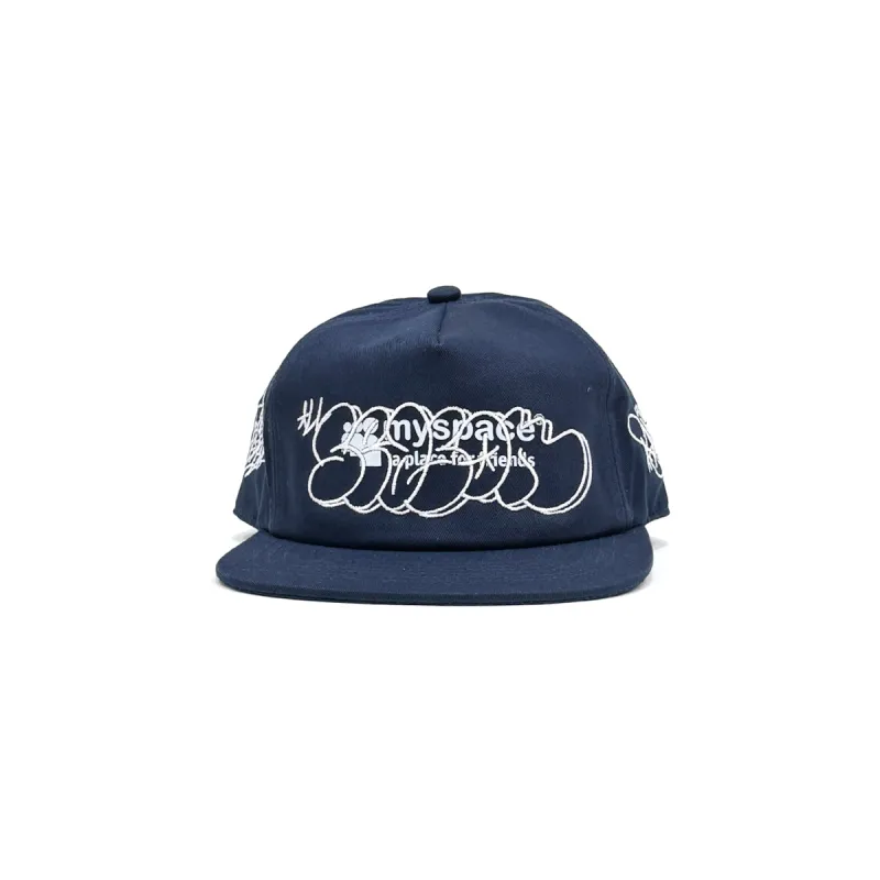 MySpace "Wysper" 5-Panel Cap [Navy Blue] sold by Legends League