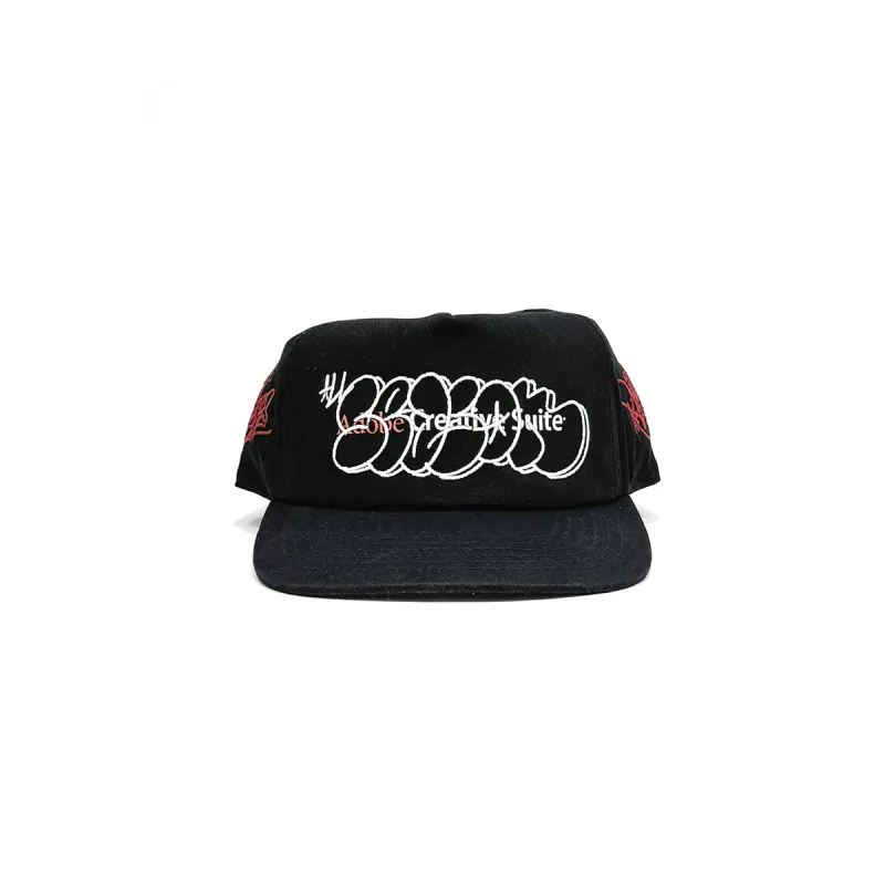 Adobe "Wysper" 5-Panel Cap [Black] sold by Legends League