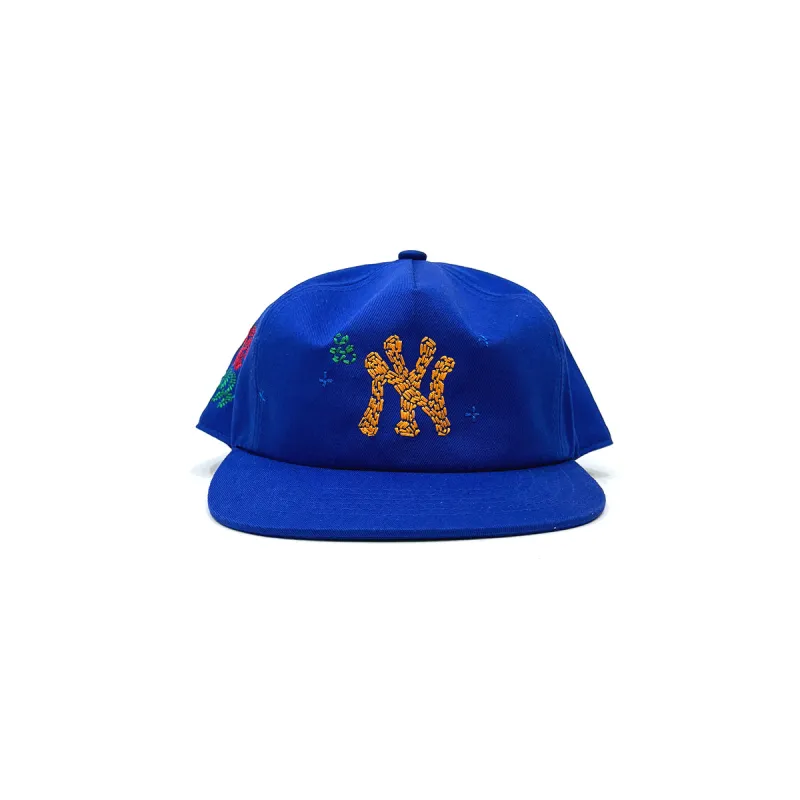 "Handwork" N.Y. Logo 5-Panel Cap [Royal Blue] made by Legends League