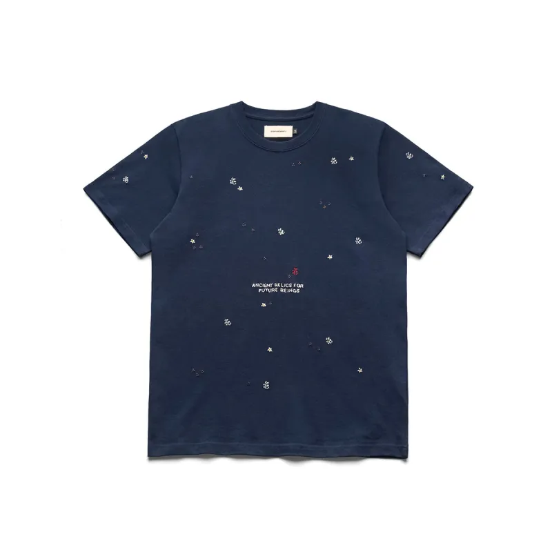 All-Over "Handwork" Heavyweight T-Shirt [Navy] made by Legends League