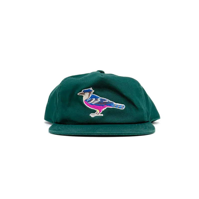 "Glitch Blue Bird" 5-Panel Cap [Green] made by Legends League