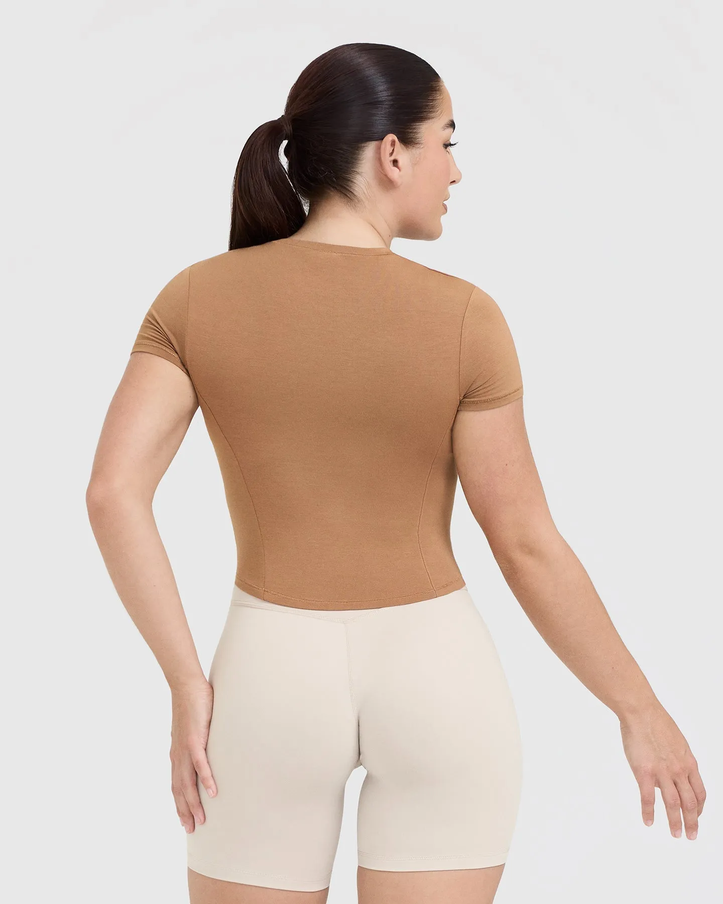 Mellow Soft Mid Short Sleeve T-Shirt | Nude 3 sold by Oner Active product image thumbnail 2