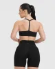 Timeless Square Neck Sports Bra | Black sold by Oner Active