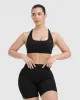 Timeless Square Neck Sports Bra | Black sold by Oner Active