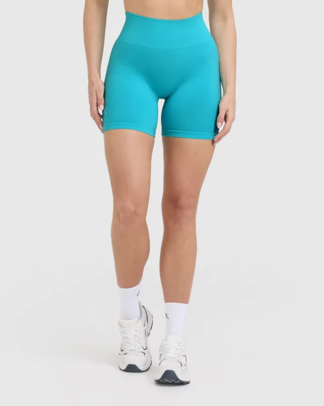 Effortless Seamless Shorts | Aqua Blue sold by Oner Active