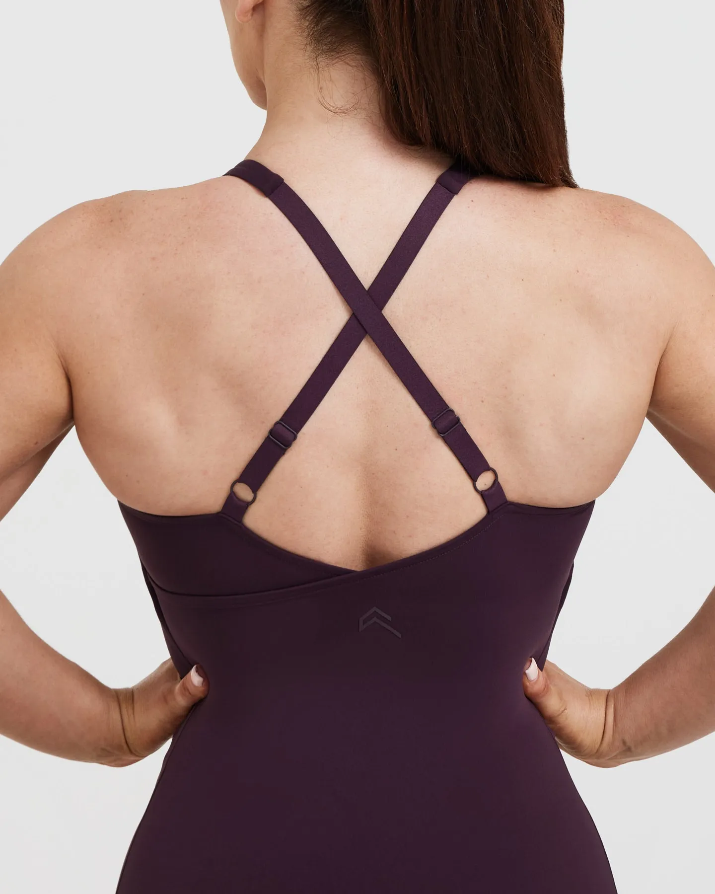Unified V-Neck Cross Back Vest | Blackberry Purple sold by Oner Active product image thumbnail 5