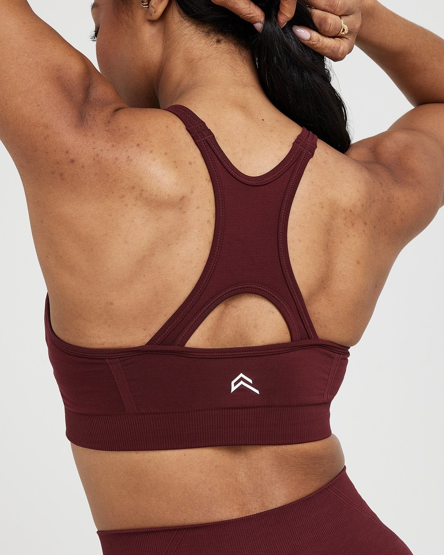 Effortless Seamless High Neck Bralette | Rosewood sold by Oner Active product image thumbnail 5