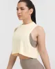 Go To Muscle Crop Tank | Off White sold by Oner Active
