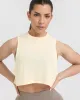 Go To Muscle Crop Tank | Off White sold by Oner Active