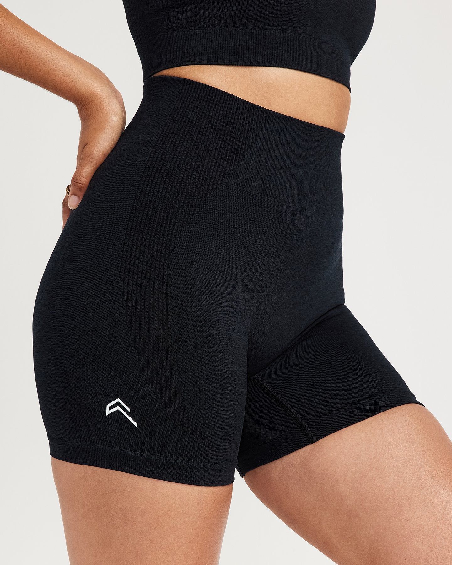 Classic Seamless Shorts | Black Marl sold by Oner Active product image thumbnail 5