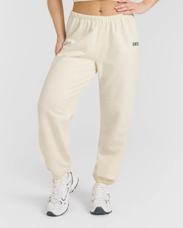 Lightweight Joggers with Printed Logo | Off White sold by Oner Active