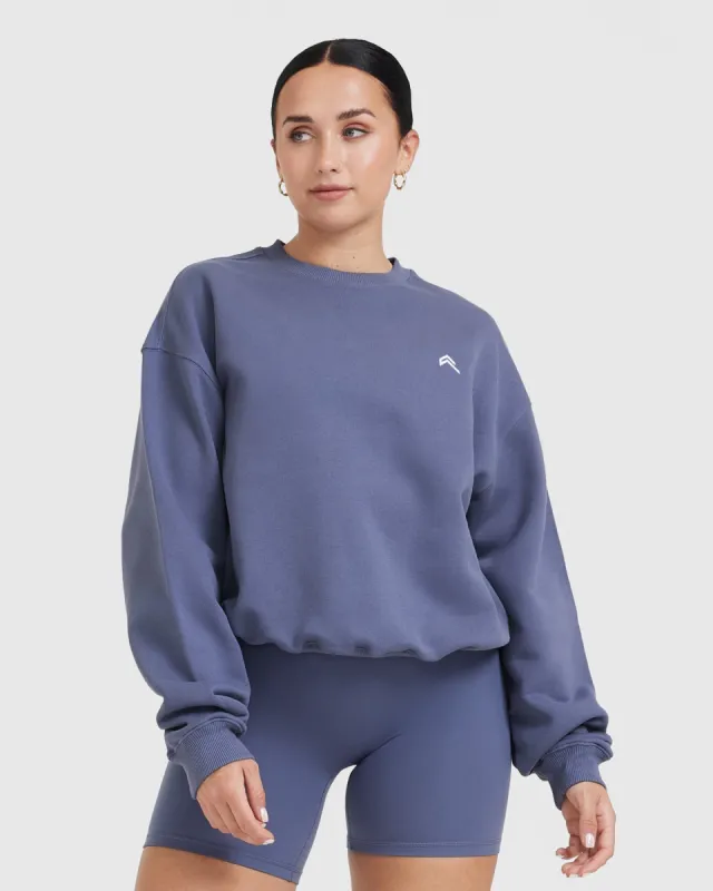 All Day Lightweight Oversized Sweatshirt | Slate Blue sold by Oner Active