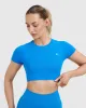 Go To Seamless Fitted Crop Top | Tropical Blue sold by Oner Active