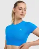 Go To Seamless Fitted Crop Top | Tropical Blue sold by Oner Active