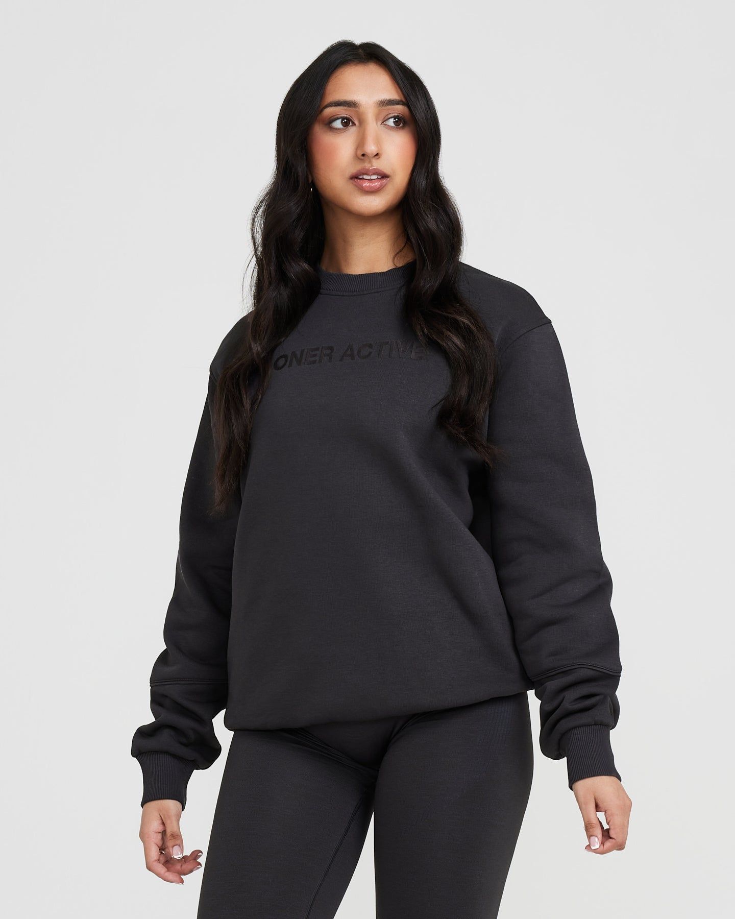 Classic Lounge Oversized Crew Neck | Coal sold by Oner Active