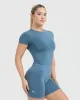 Mellow Soft Mid Short Sleeve T-Shirt | Moonstone Blue sold by Oner Active
