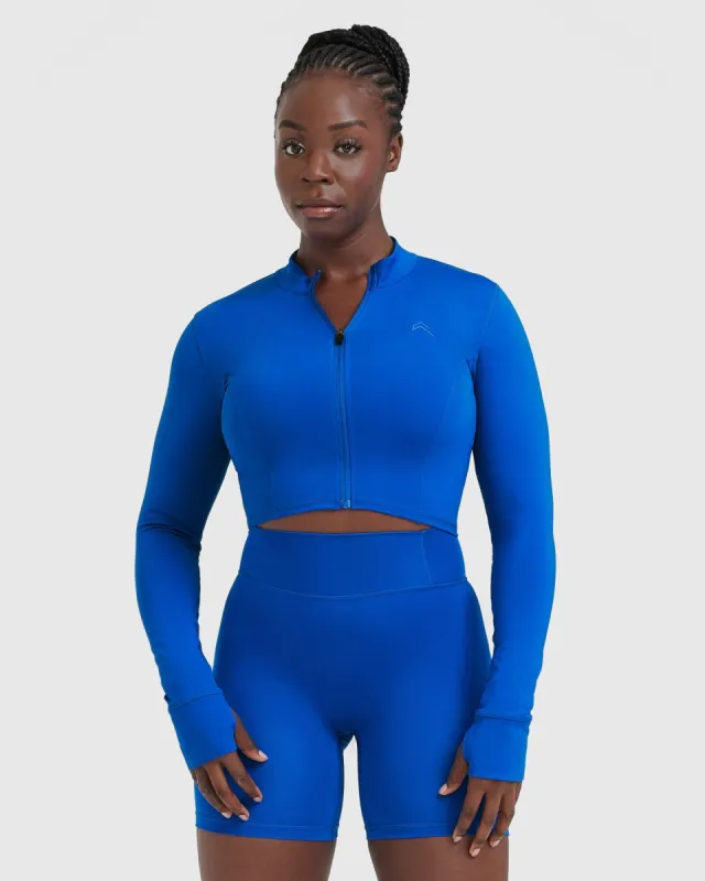 Timeless Crop Jacket | Cobalt sold by Oner Active