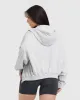 Raw Lounge Oversized Zip Hoodie | Light Grey Marl sold by Oner Active