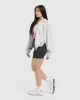 Raw Lounge Oversized Zip Hoodie | Light Grey Marl sold by Oner Active