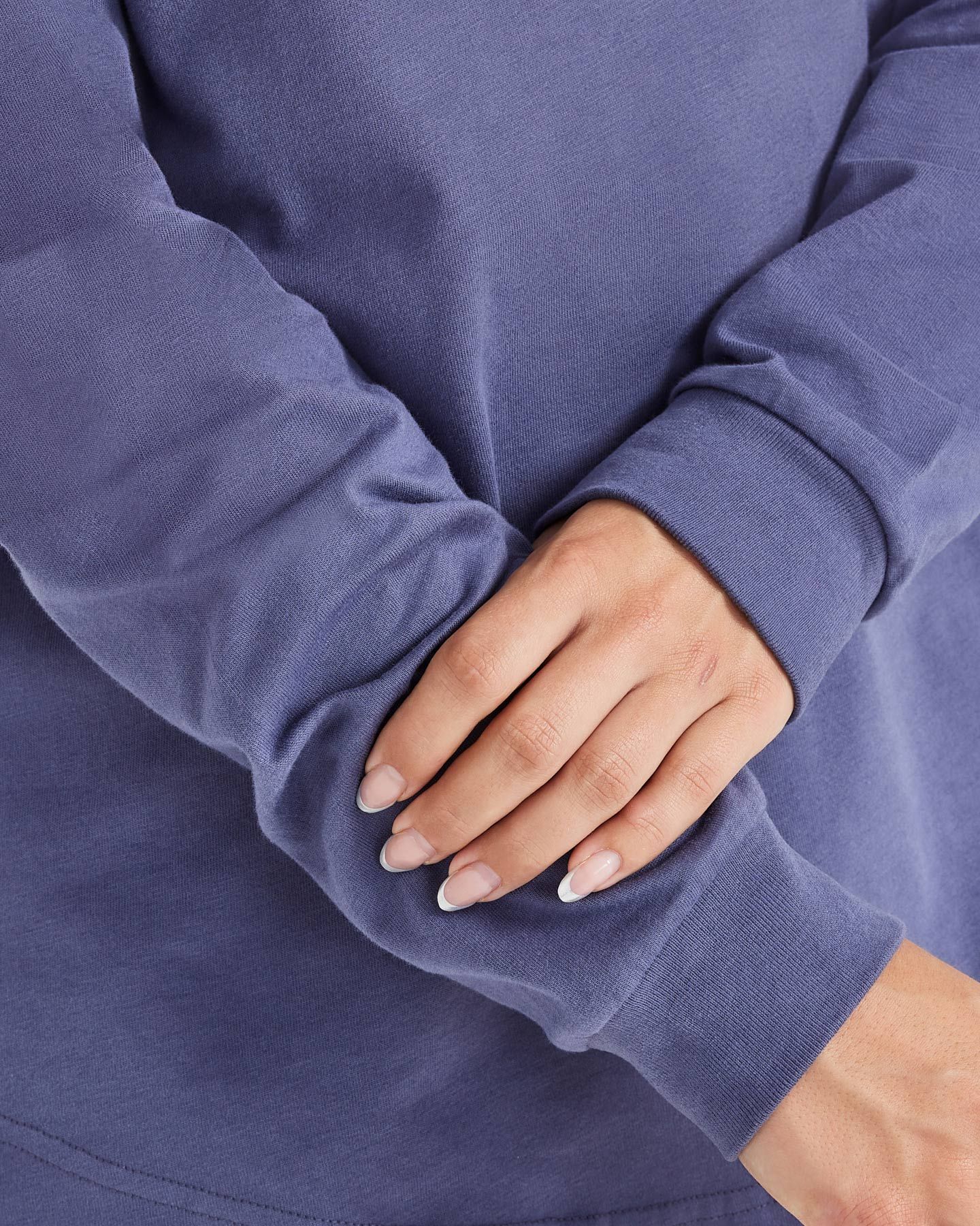 Oversized Long Sleeve Club Tee | Slate Blue sold by Oner Active product image thumbnail 5