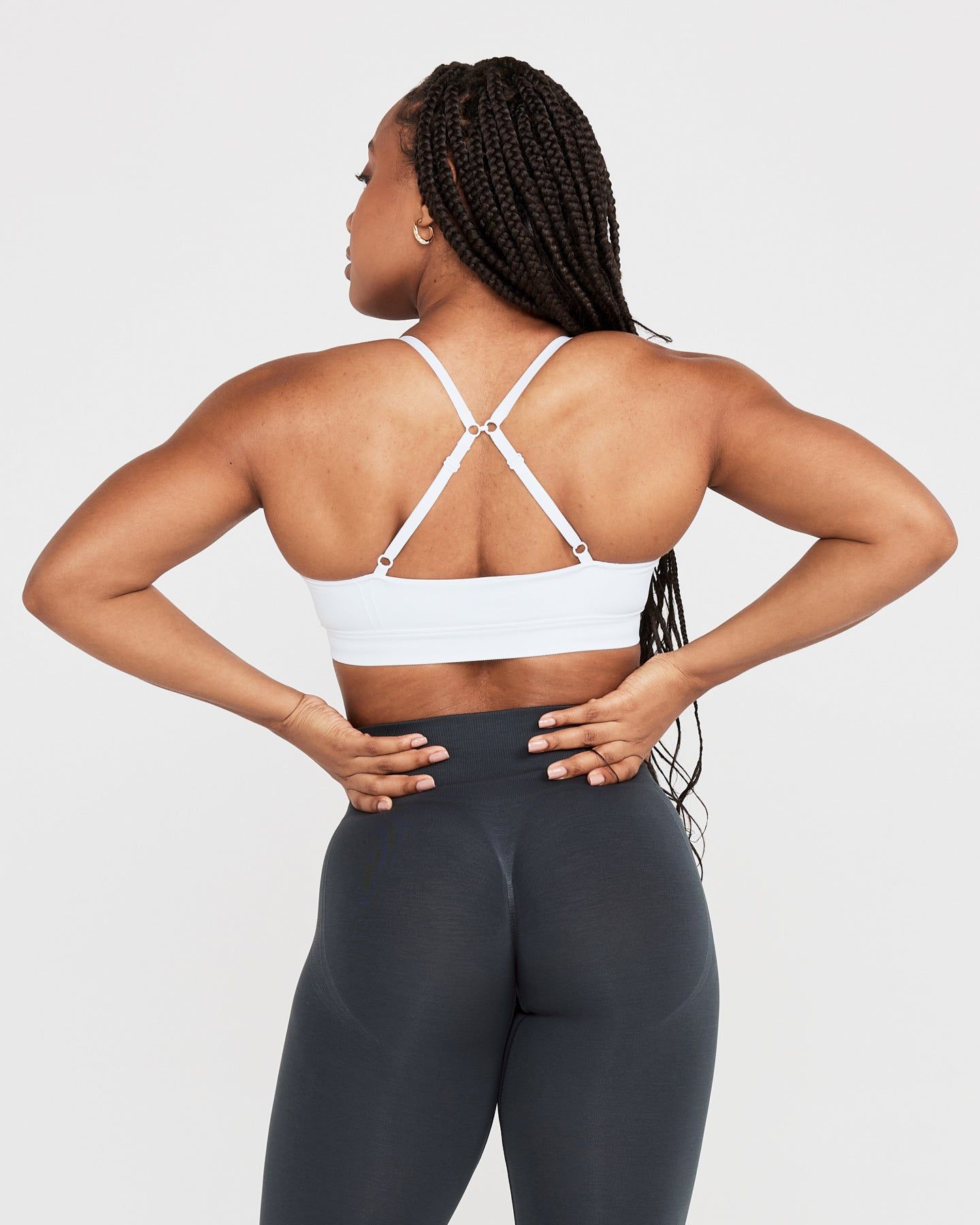 Effortless Micro Bralette | White sold by Oner Active product image thumbnail 2