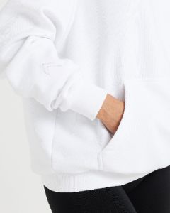 Classic Lounge Oversized Hoodie | White sold by Oner Active