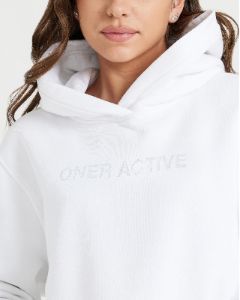 Classic Lounge Oversized Hoodie | White sold by Oner Active
