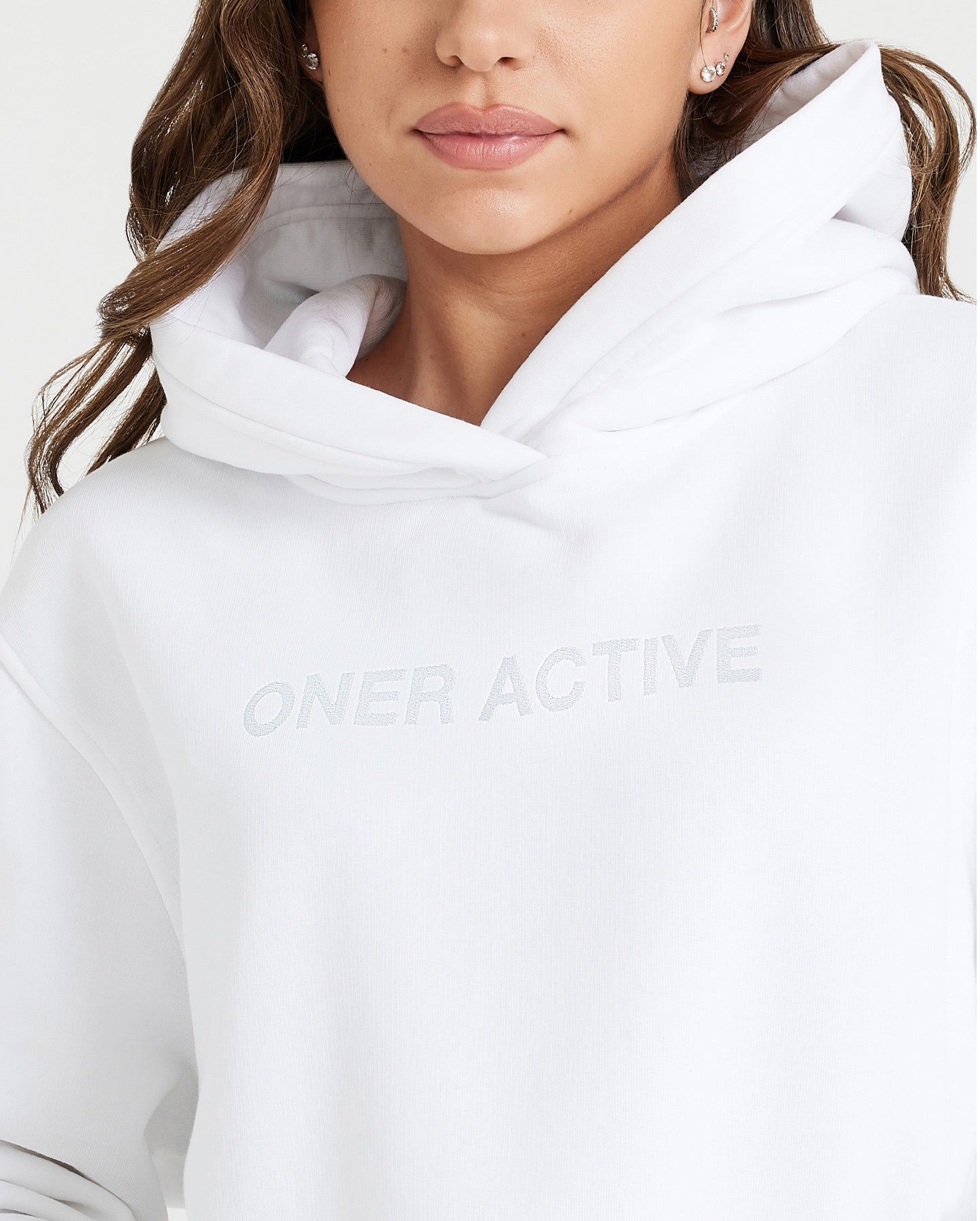 Classic Lounge Oversized Hoodie | White sold by Oner Active product image thumbnail 4