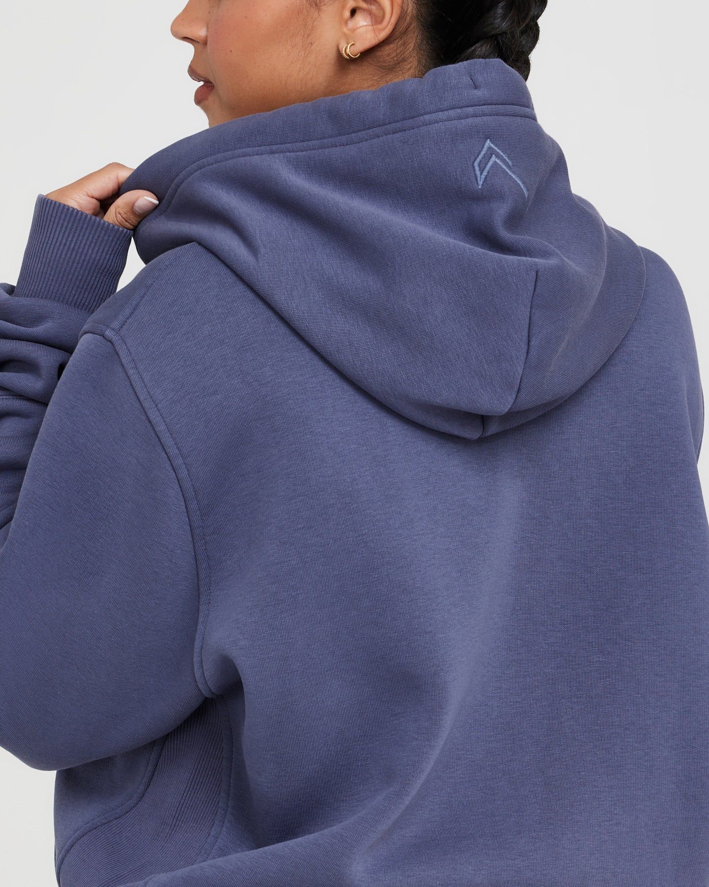Classic Lounge Oversized Zip Through Hoodie | Slate Blue sold by Oner Active product image thumbnail 5