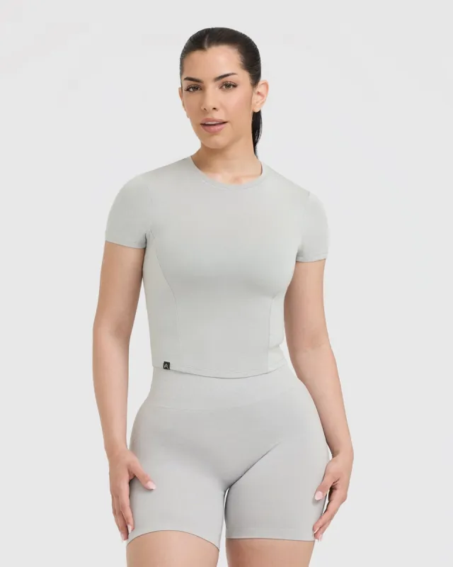 Mellow™ Soft Mid Short Sleeve T-Shirt | Light Grey sold by Oner Active