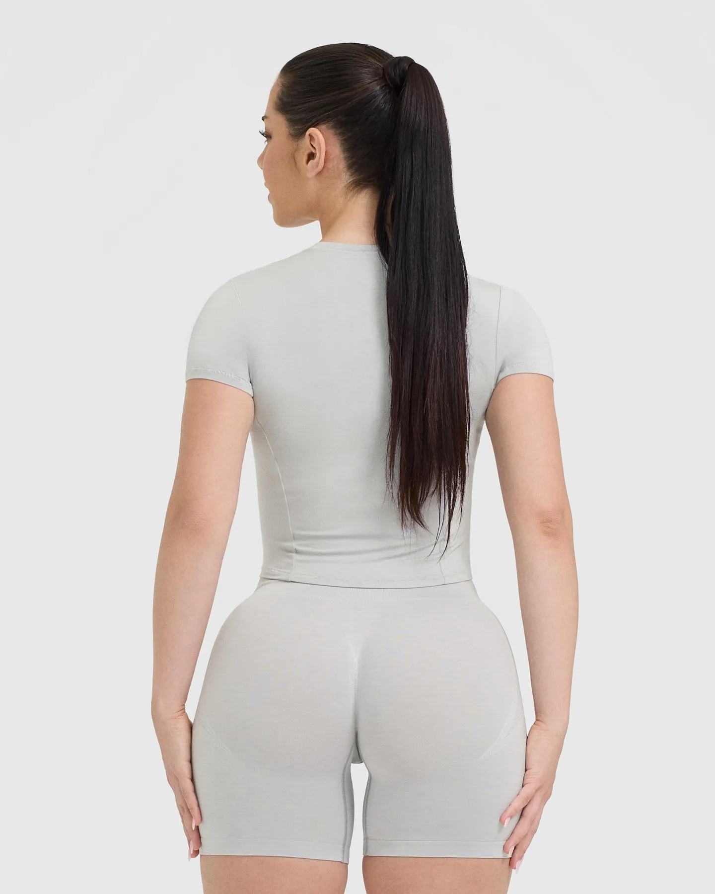 Mellow™ Soft Mid Short Sleeve T-Shirt | Light Grey sold by Oner Active product image thumbnail 2