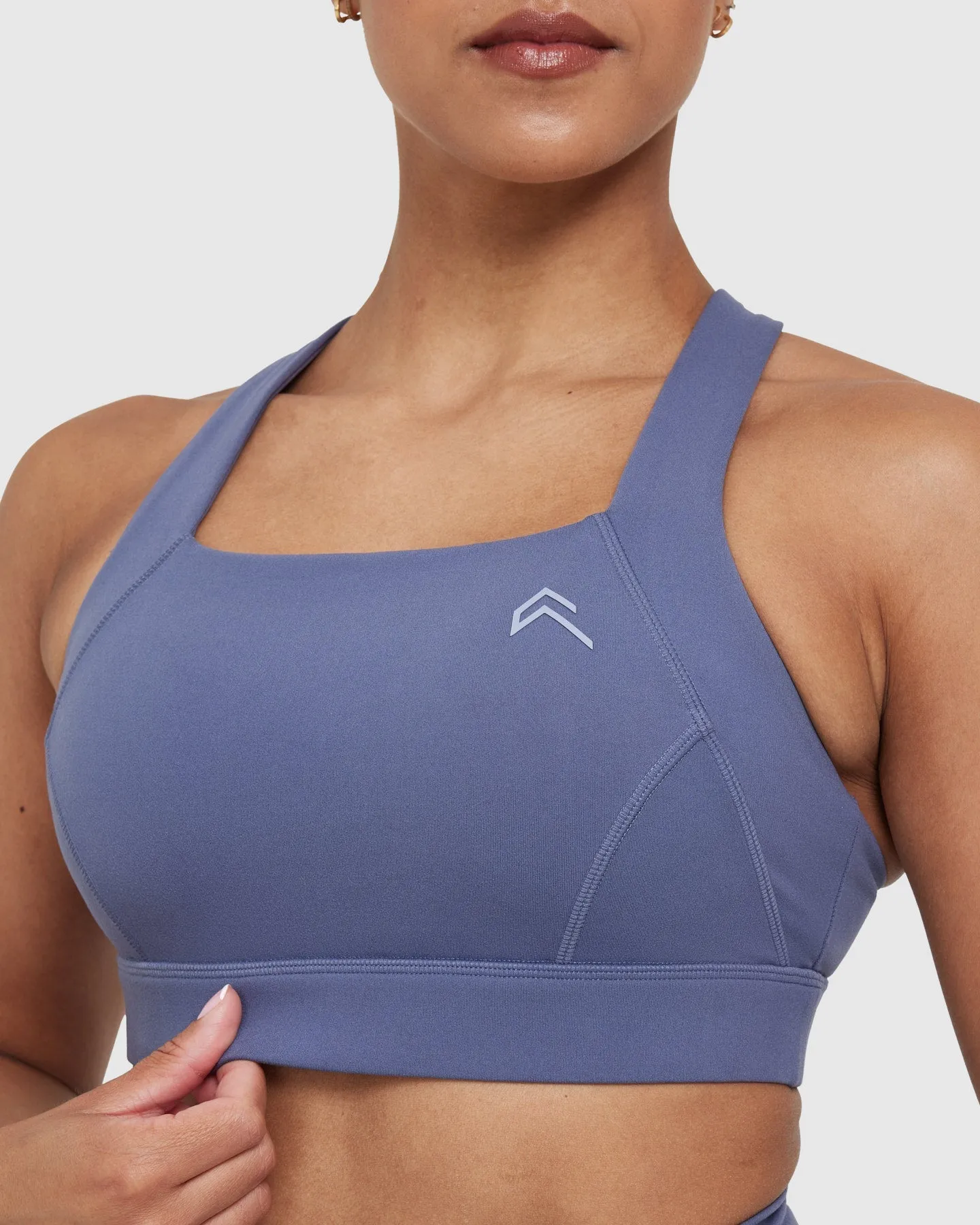 Timeless Wide Strap Sports Bra | Slate Blue sold by Oner Active product image thumbnail 4