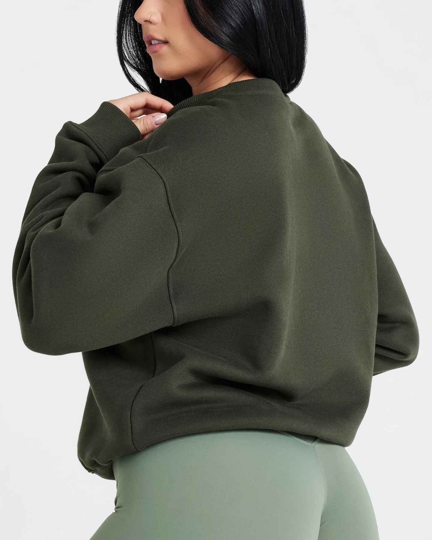 All Day Oversized Sweatshirt | Khaki sold by Oner Active product image thumbnail 5
