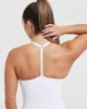 Timeless Square Neck Vest | White sold by Oner Active