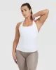 Timeless Square Neck Vest | White sold by Oner Active