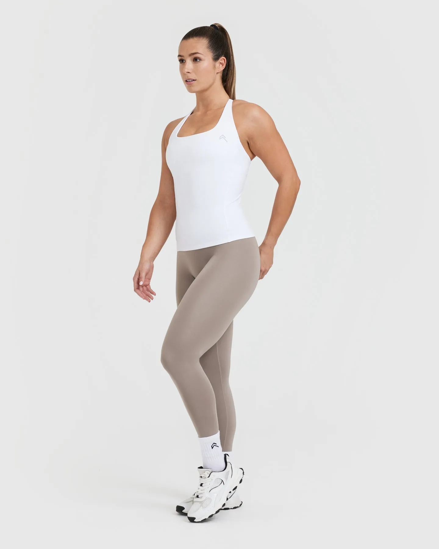 Timeless Square Neck Vest | White sold by Oner Active product image thumbnail 3