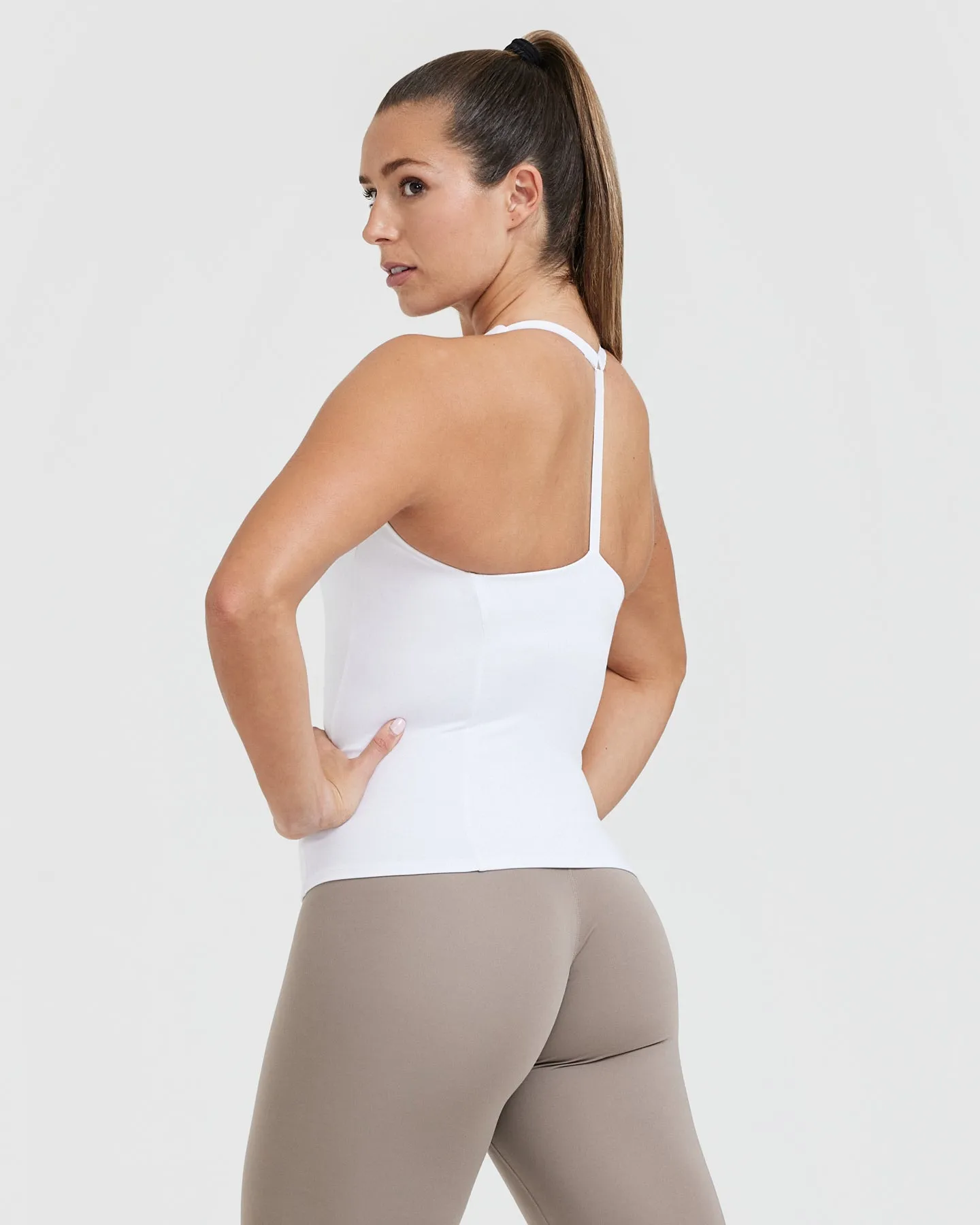 Timeless Square Neck Vest | White sold by Oner Active product image thumbnail 2