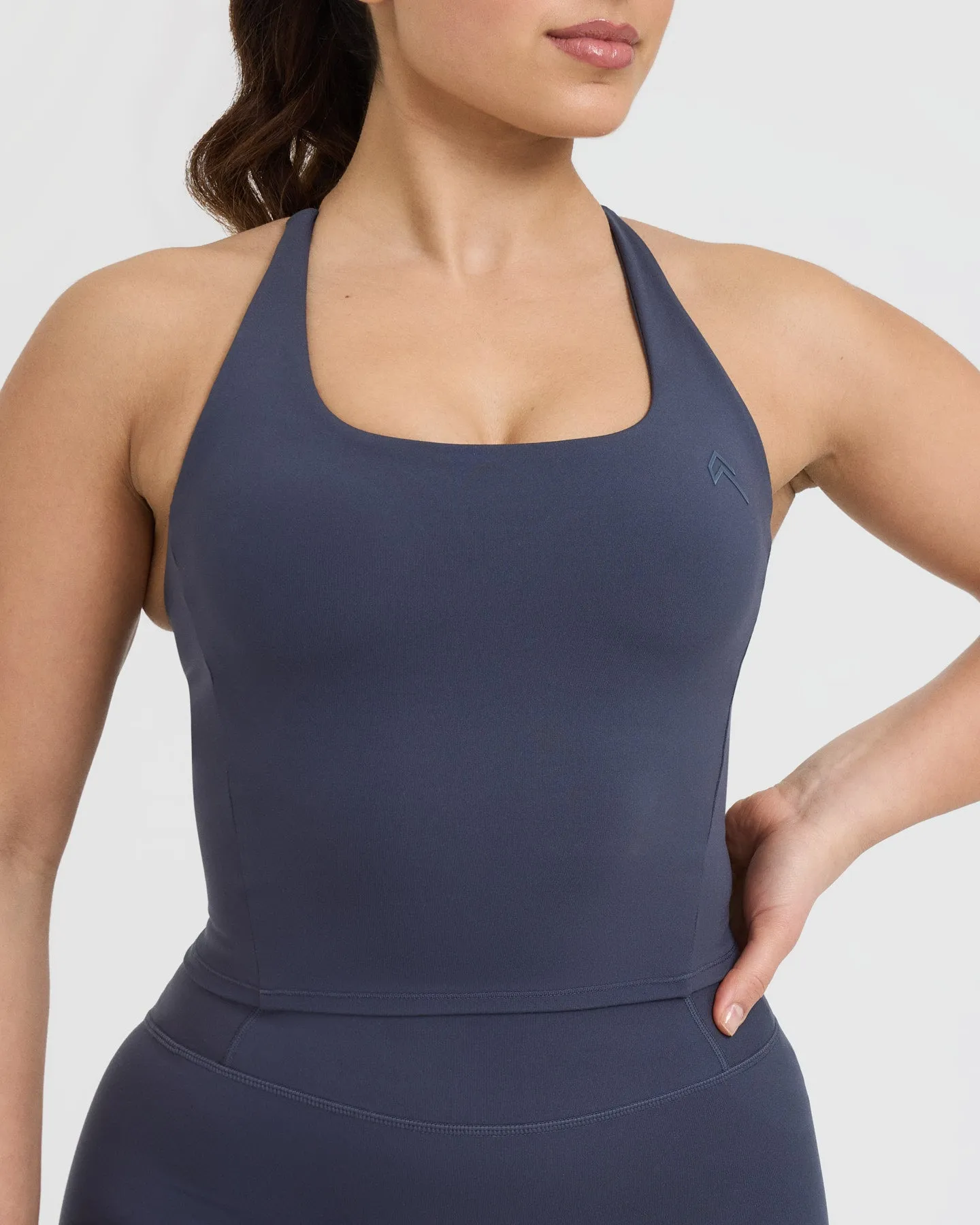 Timeless Square Neck Mid Vest | True Blue sold by Oner Active product image thumbnail 4
