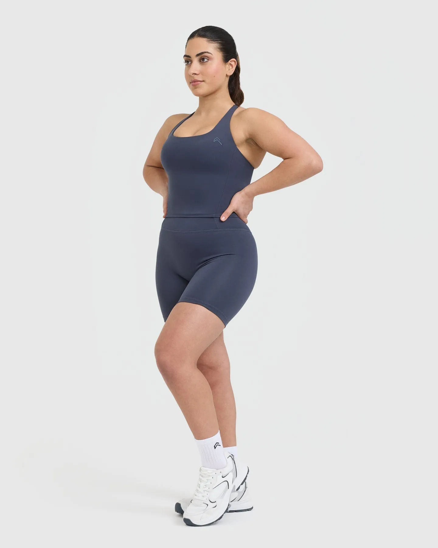 Timeless Square Neck Mid Vest | True Blue sold by Oner Active product image thumbnail 3