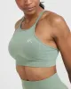 Effortless Seamless High Neck Bralette | Sage sold by Oner Active